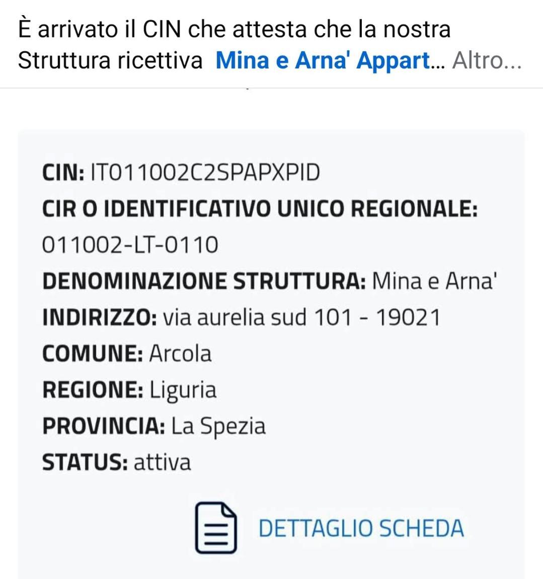 Mina E Arna' Villa Arcola Kültér fotó